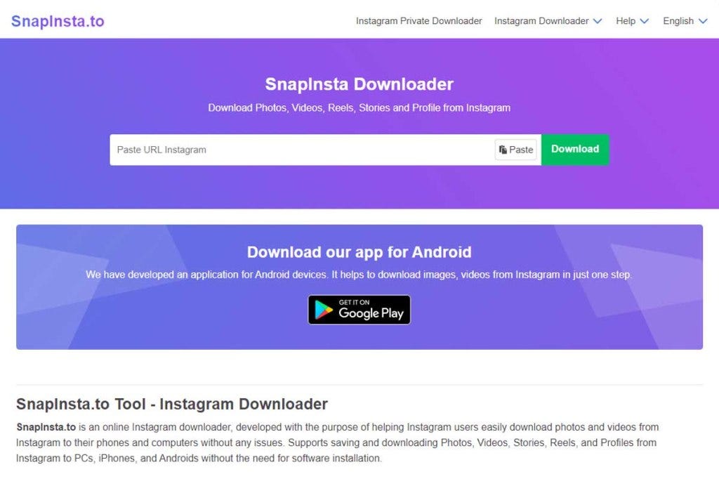Snapinsta Instagram Video Downloader – Your Ultimate Instagram Video Downloader